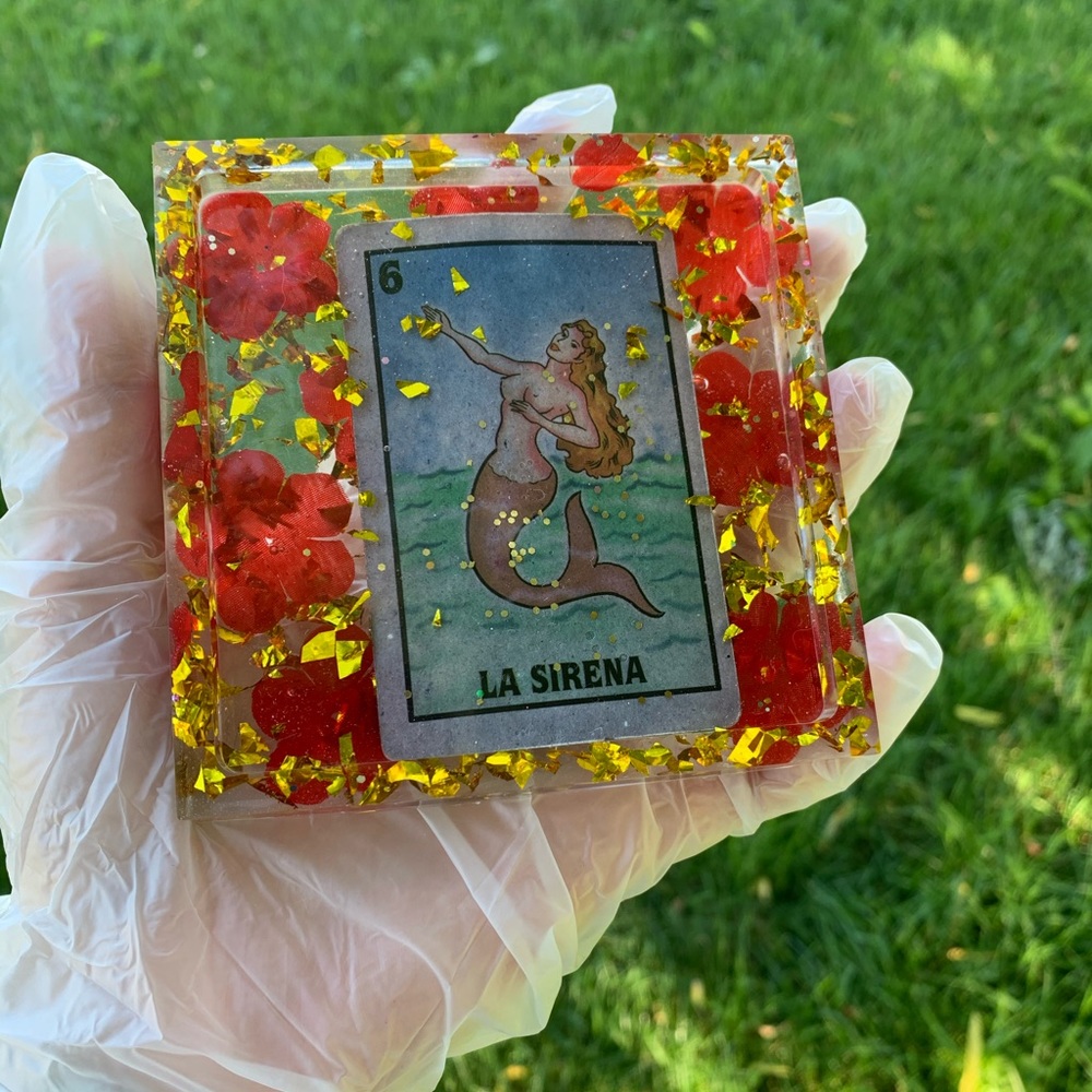 Handmade Resin Jewelry Holder